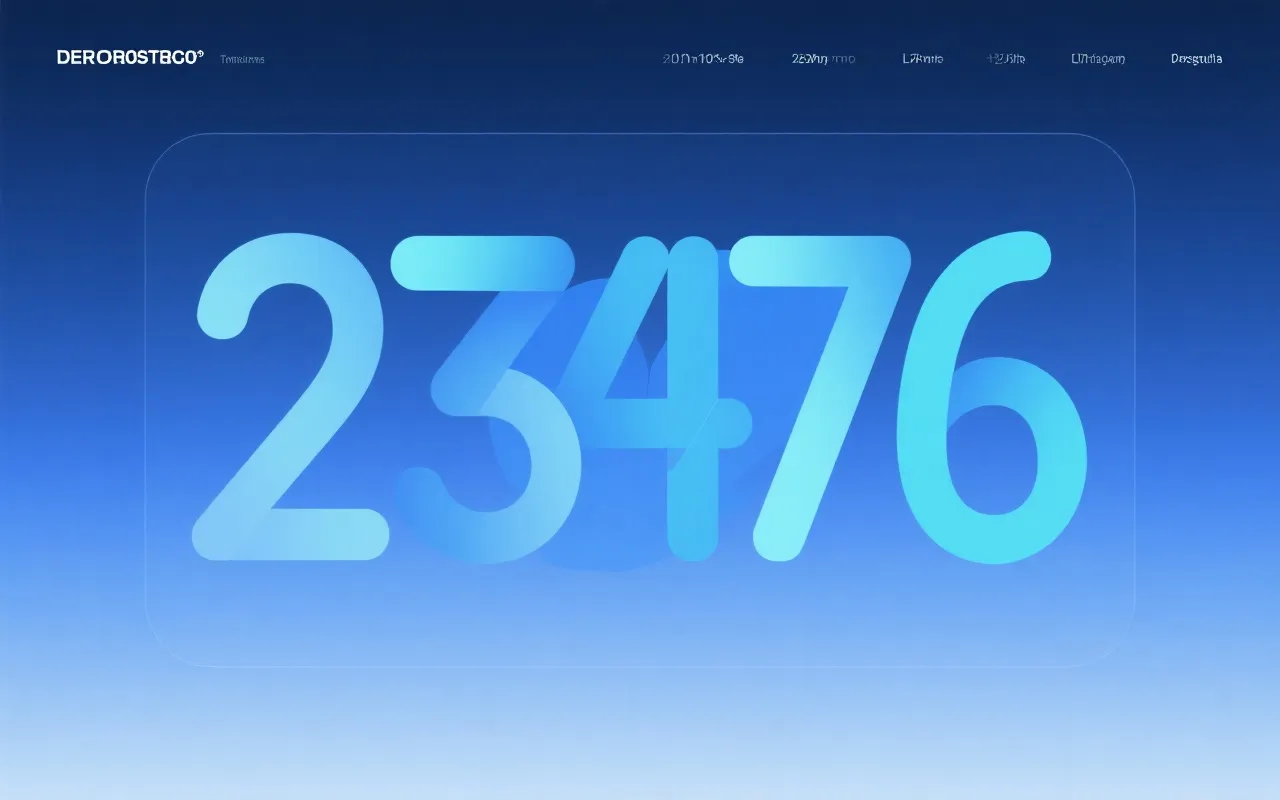 开奖数据可视化示意图